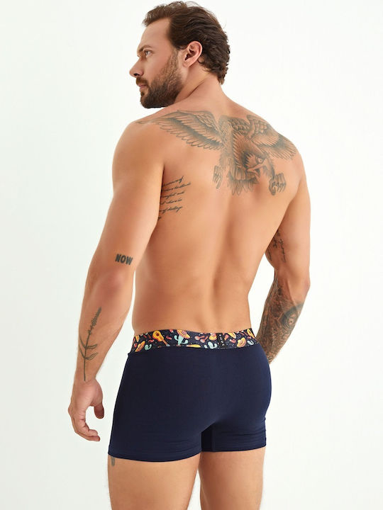 Mexico Ανδρικά Μποξεράκια Blue/Red/Black 3Pack