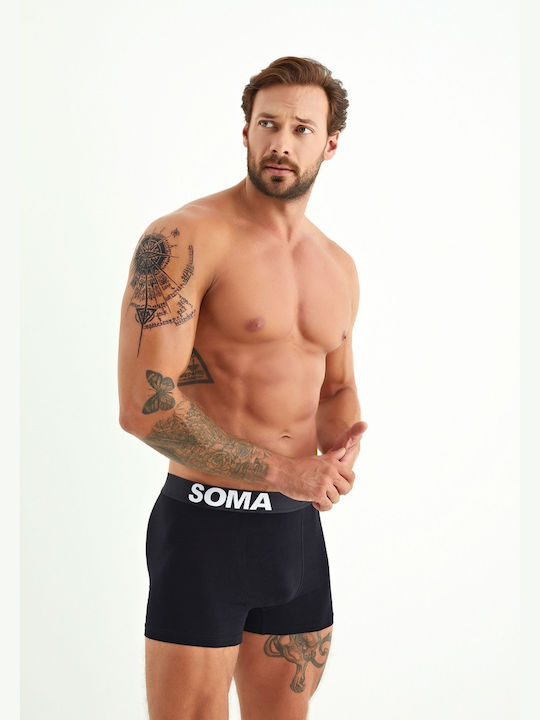 Wild Leaf Men's Boxers Blue/Black/Grey 3Pack