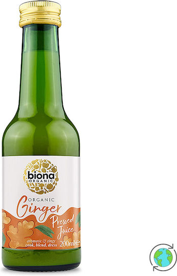 Biona Juice Ginger 95% Ginger Sugar Free 200ml 1pcs BIOB.20.01.465
