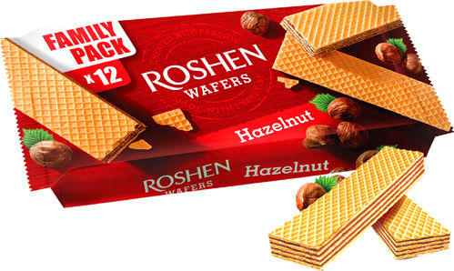 Roshen Wafer Hazelnut 216gr