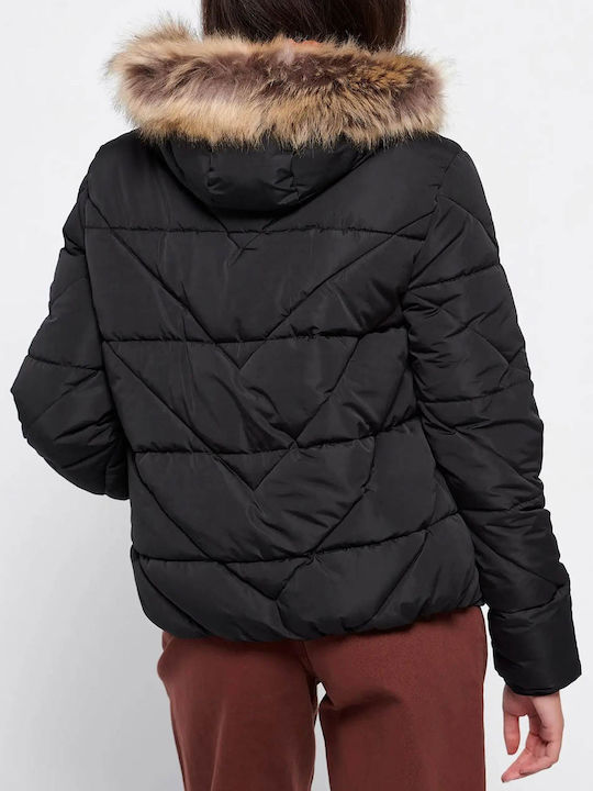 Funky Buddha Jacket Puffer Black