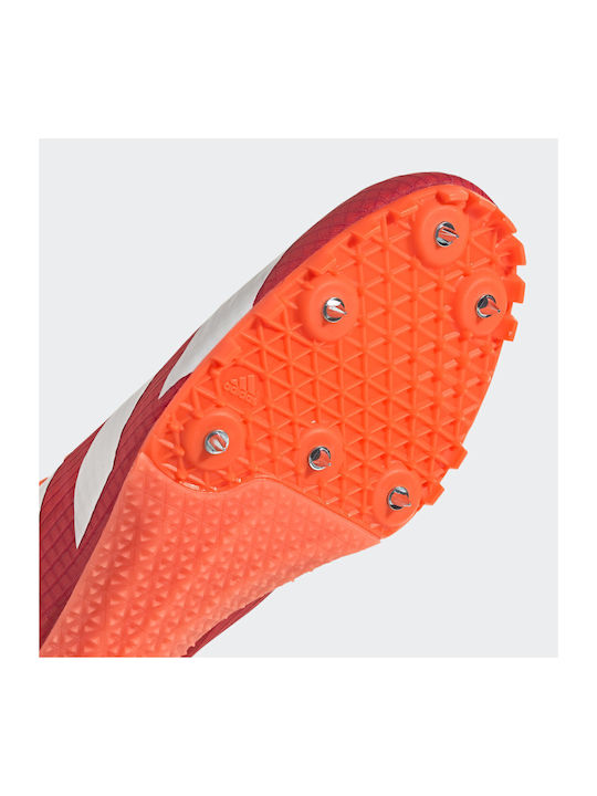 Sprintstar Sport Shoes Spikes Vivid Red / Cloud White / Solar Orange