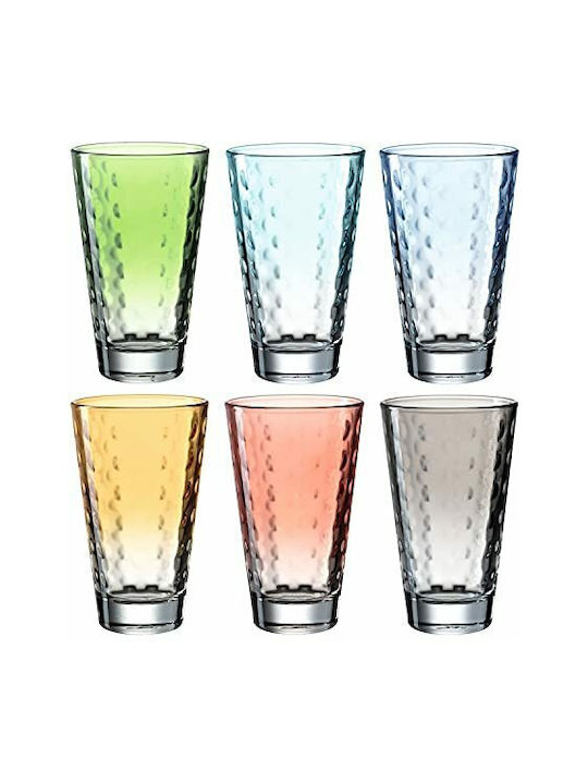 Leonardo Optic Set Gläser Wasser aus Glas 300ml 6Stück