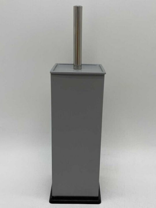 Marva Metallic Toilet Brush Gray