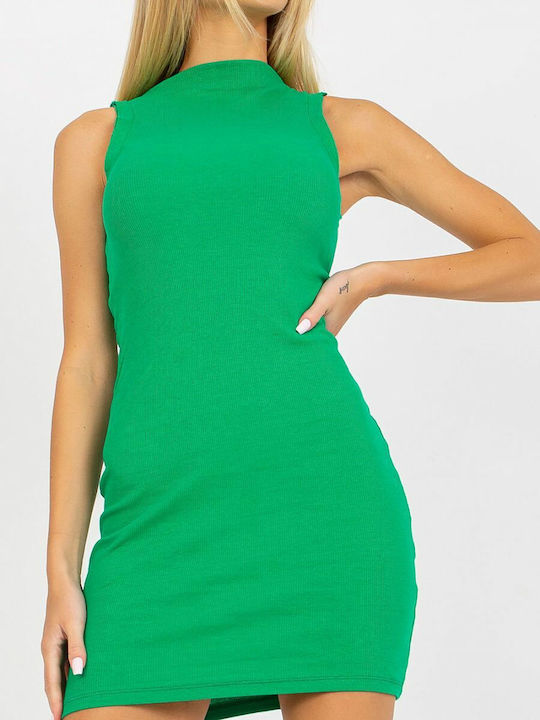 Och Bella Summer Mini Dress Green