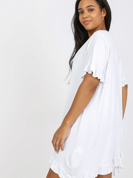 Relevance Summer Mini Dress White