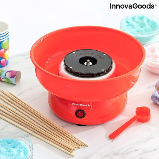 InnovaGoods Cantty Candy Floss Maker 25.5cm Red