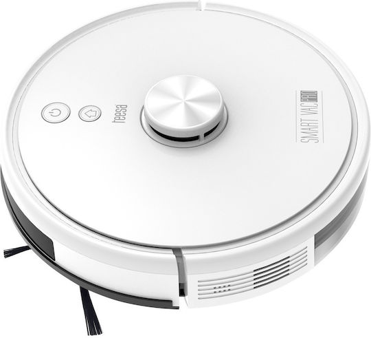 Teesa Smart Vac Pro Прахосмукачка Робот с Лазерно Картографиране и Всмукателна Мощност 3000Pa Бяла