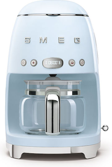 Smeg Programmable Filter Coffee Machine 1050W Pastel Blue