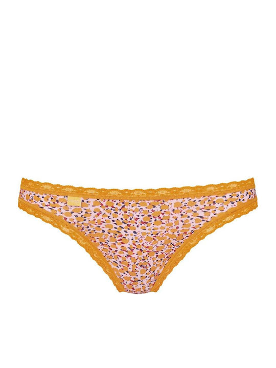 24/7 Weekend H Tanga Βαμβακερά Women's Slip 3Pack with Lace