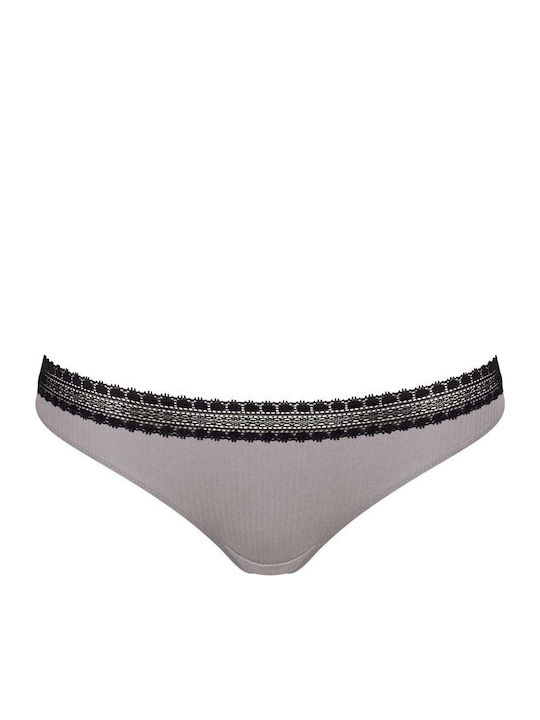 Go Ribbed H Βαμβακερά Women's Brazil 2Pack Black/Grey