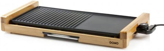 Domo Teppanyaki Grilling Plate with Adjustable Thermostat 2200W 50.5x25cm.