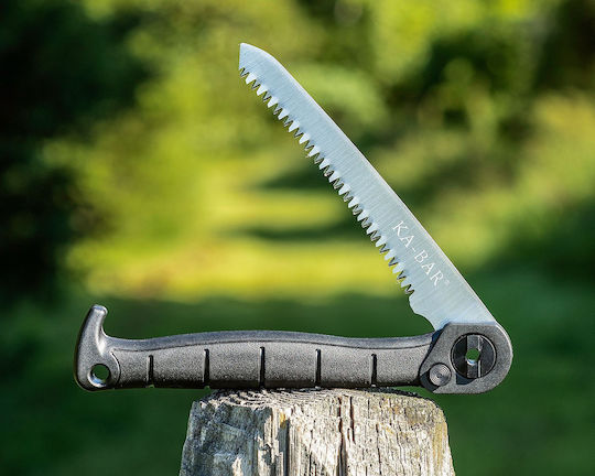 Ka-Bar Folding Saw Σουγιάς Μαύρος σε Θήκη