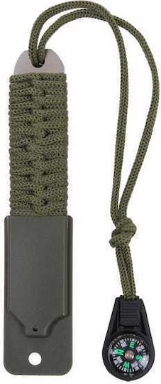 Rothco Paracord Survival Μαχαίρι Επιβίωσης Χακί σε Θήκη
