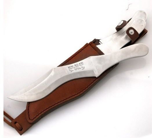 Boker Magnum Bailey Mini Bo-Kri Set Μαχαίρι σε Δερμάτινη Θήκη Σετ 3τμχ
