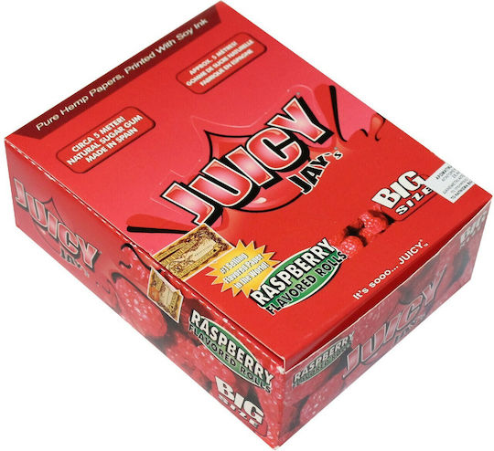 Juicy Jays Raspberry King Size cu Hârtie de țigări 5m 1buc