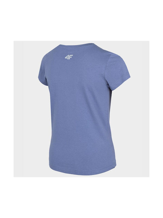 4F Kinder-T-Shirt Blau