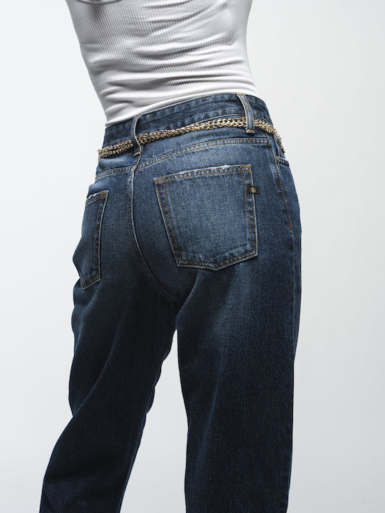 Leila Damenjeans in Karotten-Passform