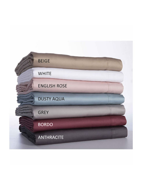 Nef-Nef Homeware Sheet Super-Double 240x270cm. Elements Bordo