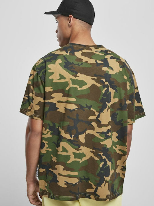 Southpole Ανδρικό T-shirt Χακί Camo