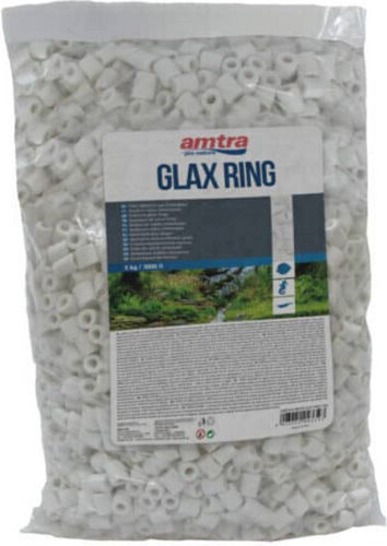 Amtra Glax Ring Biological Porous Material for Aquarium Filtering 550gr 1pcs