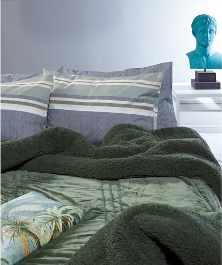 Kentia Комбинирано одеяло Куинсайз 220x240бр Notturno Зелен 730Gsm