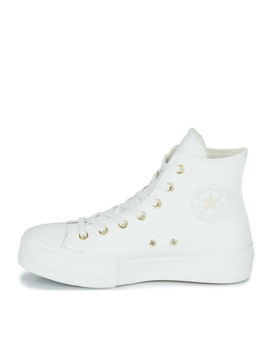 Chuck Taylor All Star Lift Flatforms Boots Mono White