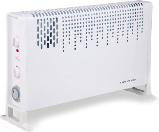 United UHC-893 Конвектор Подов 2000W 58.5x38.5см Бял