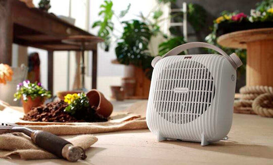 De'Longhi HFS30B24.W Fan Heater Room Floor 2400W