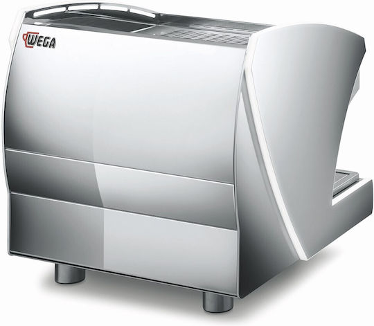 Wega Polaris Comp EVD/2 + SPIW Chrome Επαγγελματική Μηχανή Espresso με 2 Group Π76xΒ57xΥ52cm