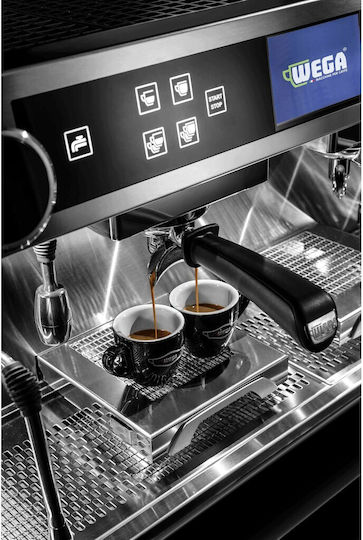 Wega Urban EVD Commercial Espresso Machine 3-Group Total Matt Black W104xD60xH59cm