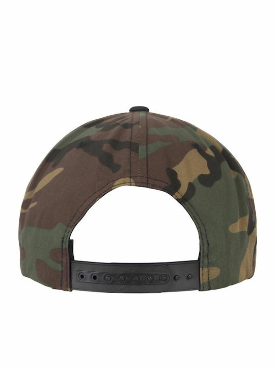 6089TC Ανδρικό Jockey με Ίσιο Γείσο Camo/Black Camo