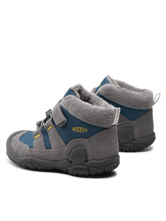 Chukka Kinderstiefeletten mit Klettverschluss Gray