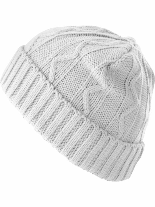 Mstrds 10476 Knitted Beanie Cap White