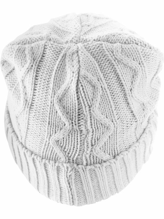 Beanie Männer Beanie Gestrickt in Weiß Farbe
