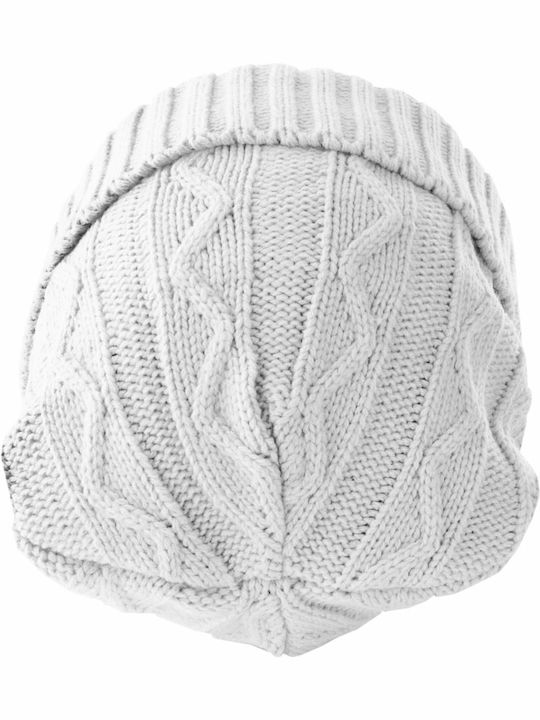 Beanie Männer Beanie Gestrickt in Weiß Farbe