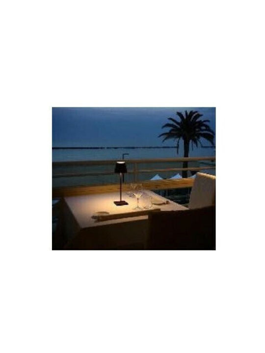 Atman Leggenda Desktop Outdoor Floor Lamp 2W with Warm White Light IP44 Black