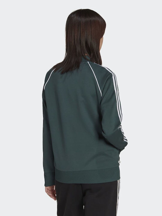 Adidas Superstar Κοντό Γυναικείο Bomber Jacket Πράσινο