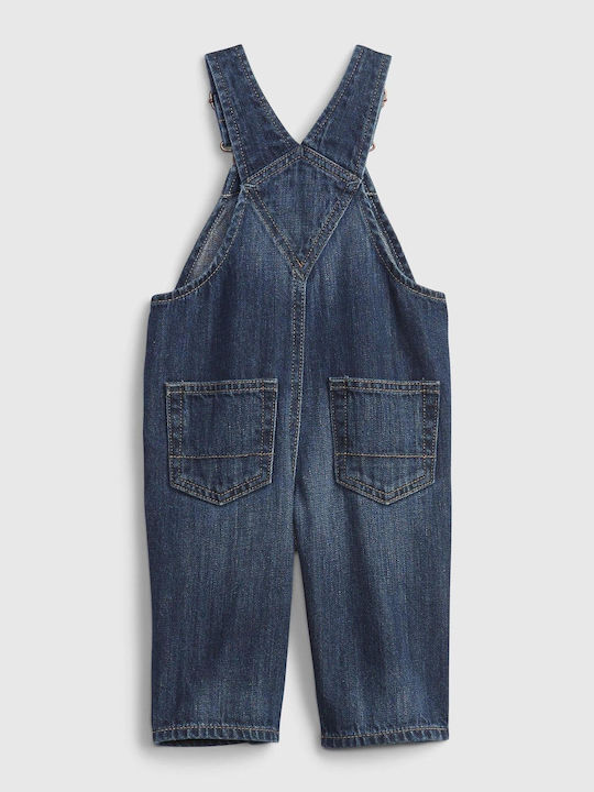 GAP Boys Denim Dungaree Blue