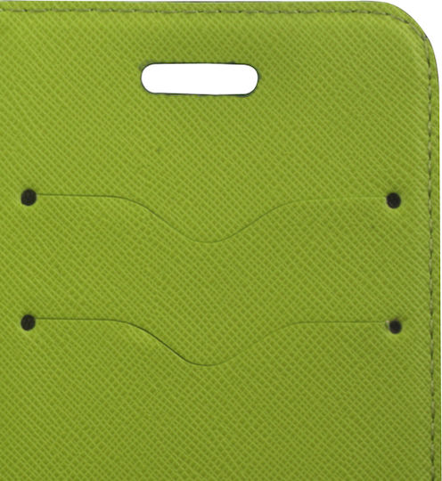 Smart Fancy Buchen Sie Synthetisches Leder Blue/Green (Realme 9i)