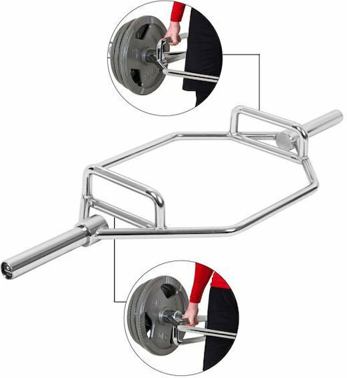 inSPORTline Kreuzheben Olympic Type Φ50 22kg Length 140cm with Collars