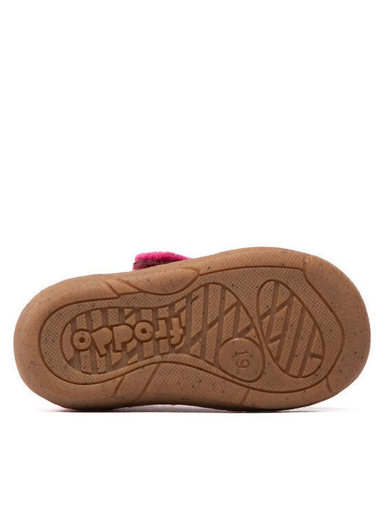 Kids Slipper Ankle Boot Pink