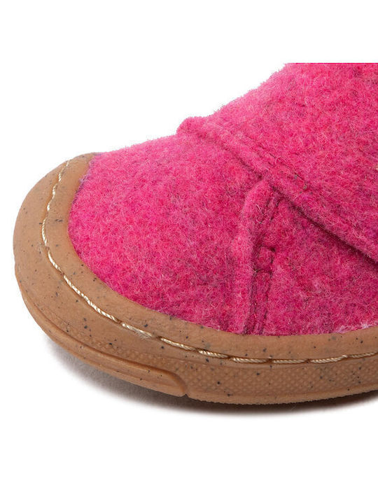 Kids Slipper Ankle Boot Pink