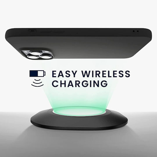 KWmobile Rubberized Matte Umschlag Rückseite Silikon 1.3mm Schwarz (iPhone 14 Pro Max)
