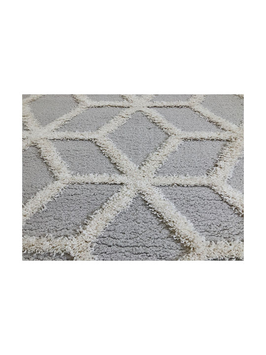 Koulis Carpets Thick 757 με Κρόσια 133x190cm Grey / Cream Koulis Carpets Thick 757 με Κρόσια 133x190cm Grey / Cream