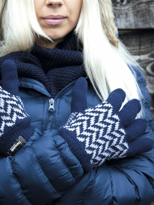 Result Women's Knitted Gloves Navy Blue