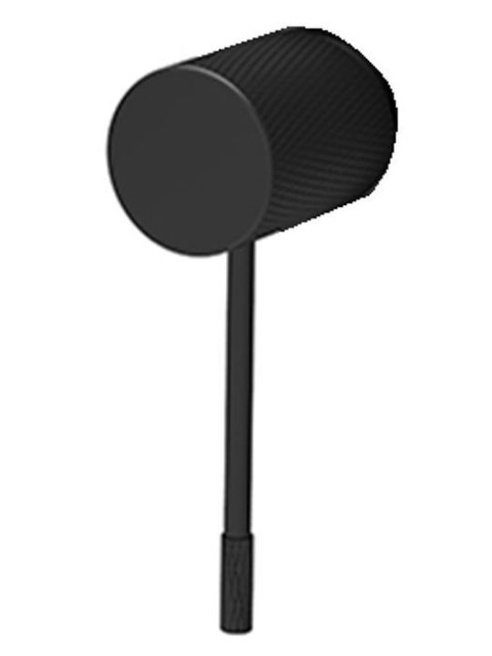 Orabella Imperial Adjustable Shower Column with Mixer 88.1-118.1cm Black