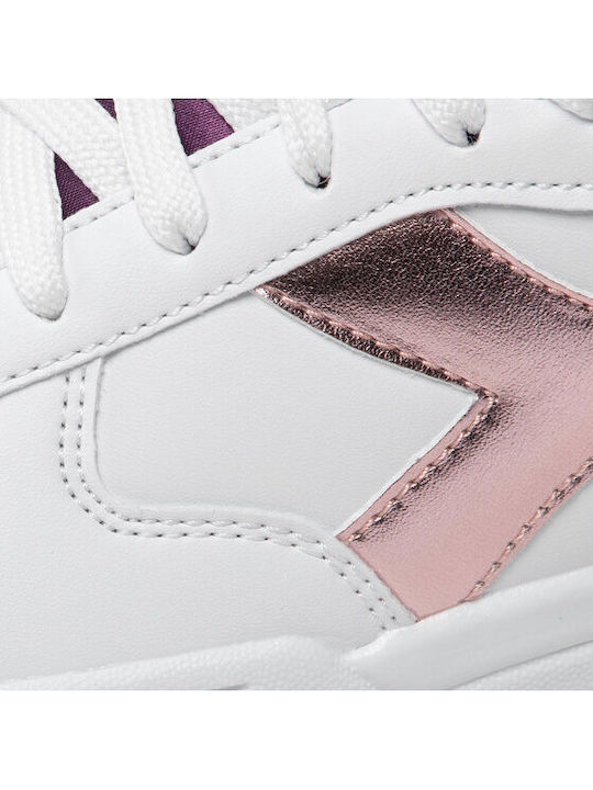 Raptor Metalic Satin Damen Sneakers Weiß