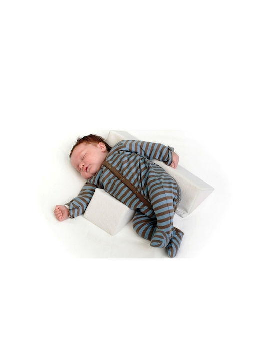 Doomoo Sleep Side Positioner Baby Anti-Roll Pillow White 28x40cm