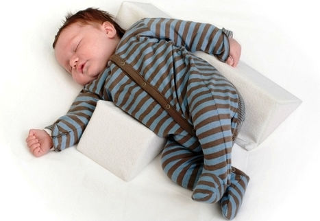 Doomoo Sleep Side Positioner Baby Anti-Roll Pillow White 28x40cm
